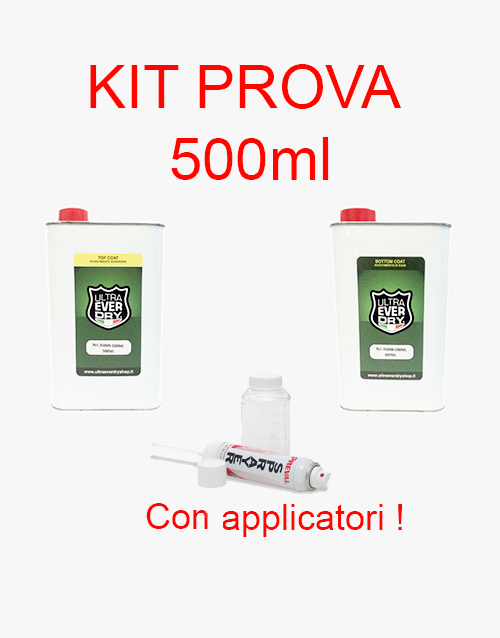Ultra Ever Dry kit prova